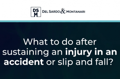 What to do after sustaining an injury in an accident or slip and fall?