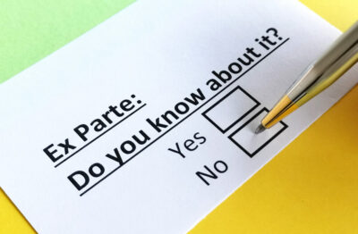 Our NJ Lawyers Can Help Navigate Ex Parte Hearings.